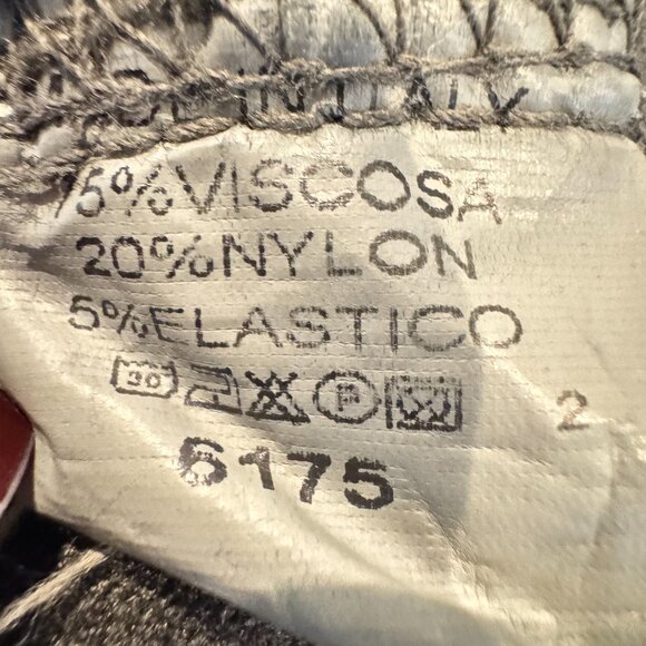 Corduroy Moss Green Drawstring Jogger Pants Italy - Picture 8 of 11